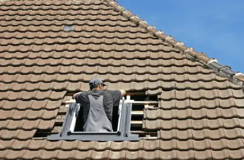 Pose de velux - Vue
